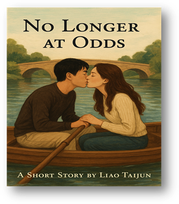 说明: A person and person kissing in a boat